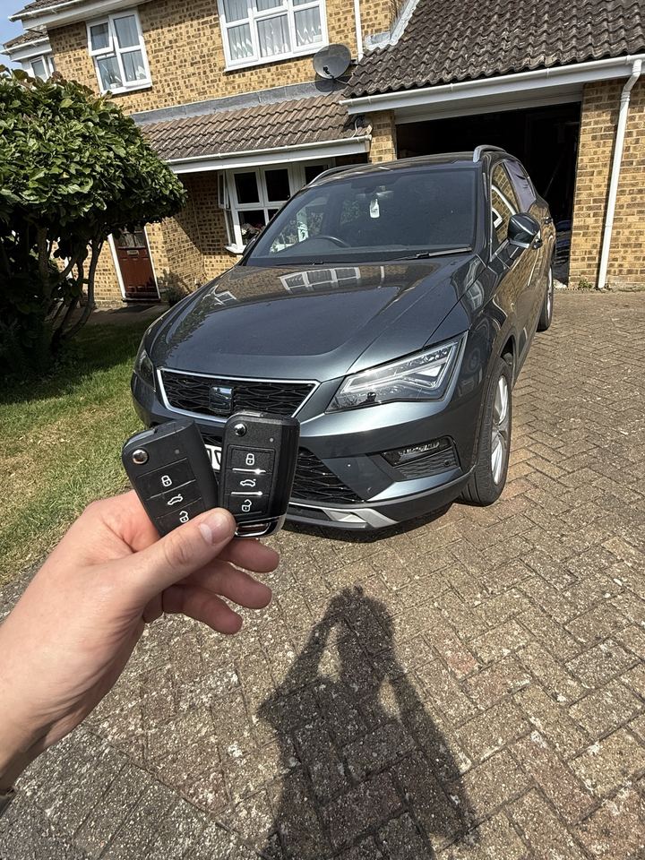 SEAT Ateca remote key made by Dee's Locks